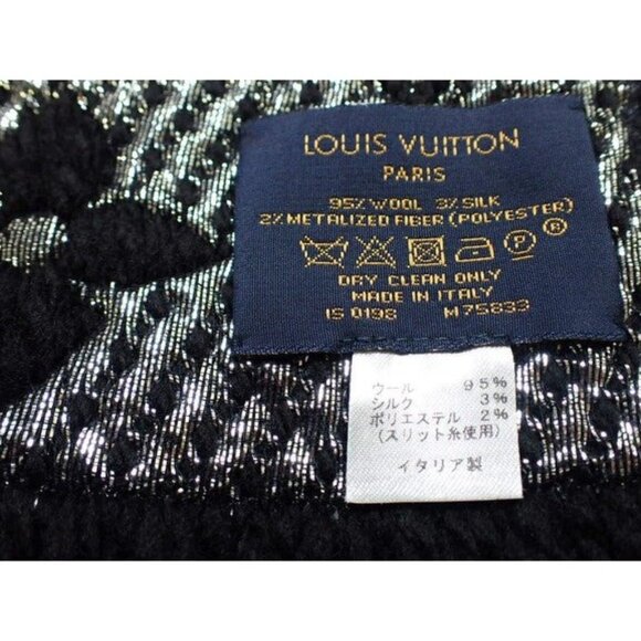 Louis Vuitton Monogram Wool Knit Scarf - Picture 5 of 5